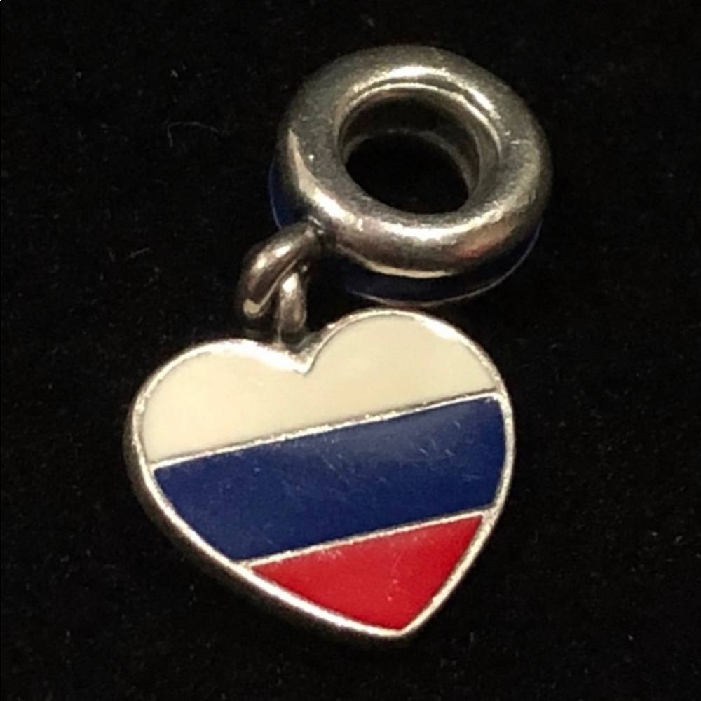 🚫SOLD🚫 Pandora Russian Flag Charm •Retired• EUC